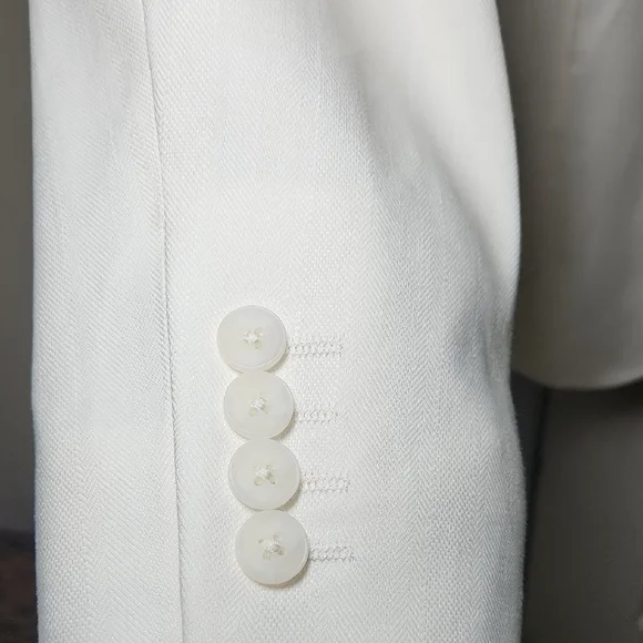 Express Men's Cream Blazer - Picture 5 of 7